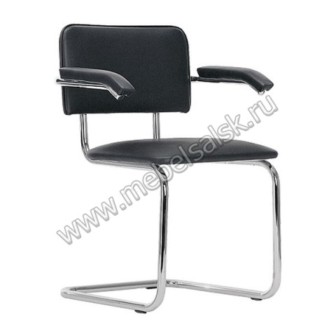 Стул для посетителя Nowy Styl," СИЛЬВИЯ "(chrome C-11) чёрный